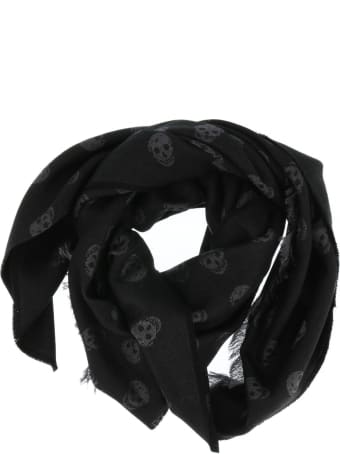 Alexander McQueen All Over Skull Scarf
