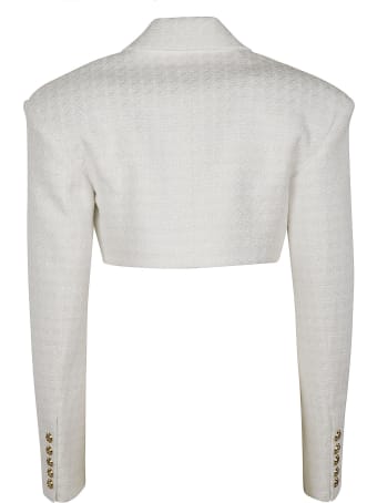 Balmain Single-button Cropped Blazer