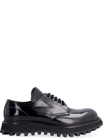 Dolce & Gabbana Leather Lace-up Derby Shoes