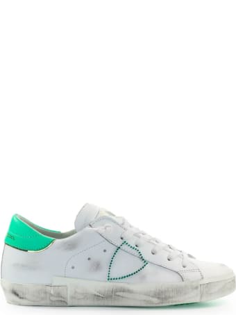 Philippe Model Prsx Pop White Aqua Green Sneaker