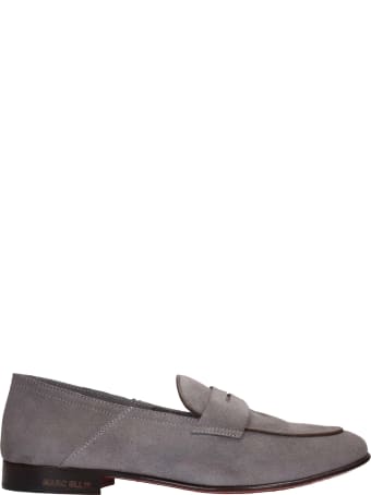 Marc Ellis Loafers In Grey Suede
