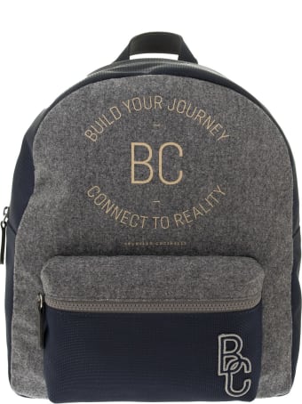 Brunello Cucinelli Wool Backpack With Print