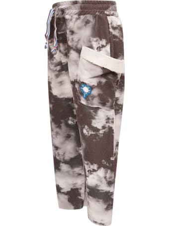 Goganga Black Pants With Grey Clouds