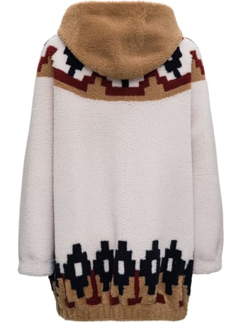 Blancha Reversible Wool Coat With Norwegian Inlay