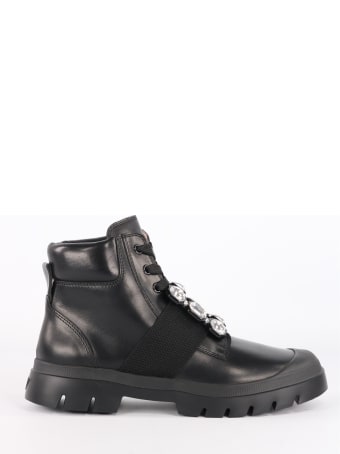 Roger Vivier Walky Viv 'lace Up Ankle Boots