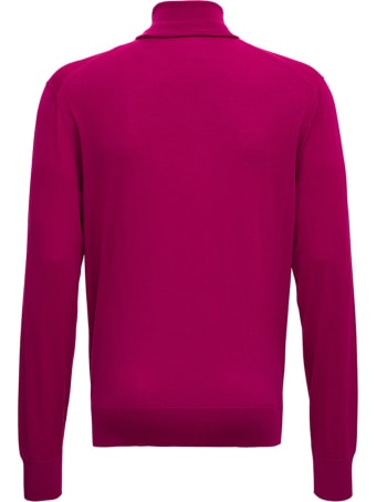 Dolce & Gabbana Fuchsia Wool Turtleneck