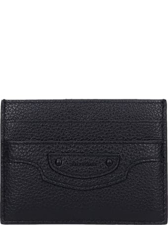Balenciaga Wallet In Black Leather
