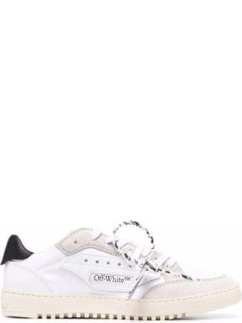 Off-White 5.0 Leather And Canvas Sneakers