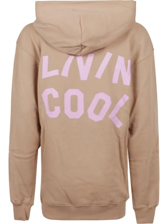 LIVINCOOL Hoodie Artwork Pigment Dyed