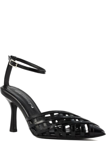 Aldo Castagna Black Shiny Leather Pumps