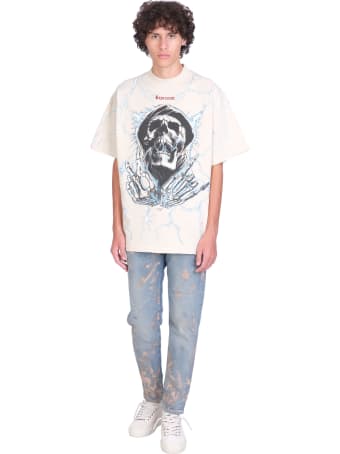 REPRESENT T-shirt In White Cotton