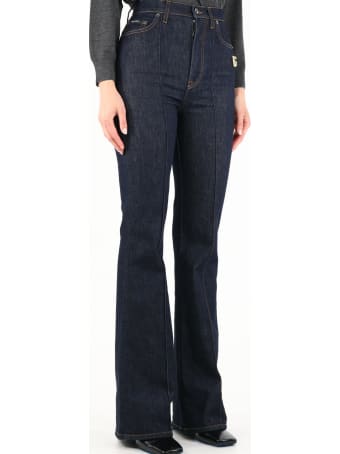 Dolce & Gabbana Blue Flared Jeans
