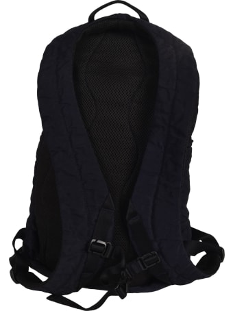 C.P. Company Snap-lock Strap Detail Top Zip Travel Backpack