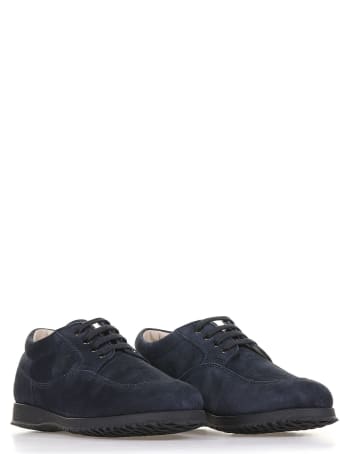 Hogan Traditional Sneaker In Black Suede