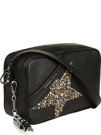 Golden Goose Star Bag Hammered Leather Body Studded Star