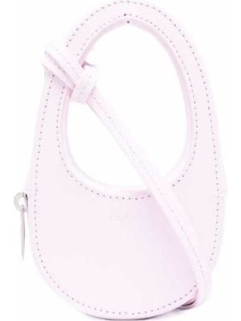 Coperni Pink Leather Mini Swipe Crossbody Bag