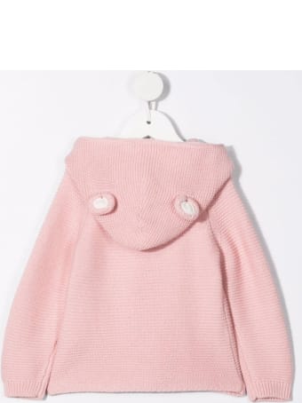 Stella McCartney Kids Pink Knit Cardigan With Ears Detail