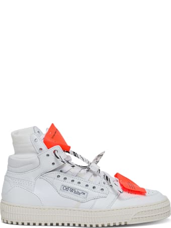 Off-White 3.0 Off Court Leather And Canvas Sneakers