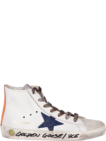 Golden Goose Francy Leather Upper And Heel Suede Toe