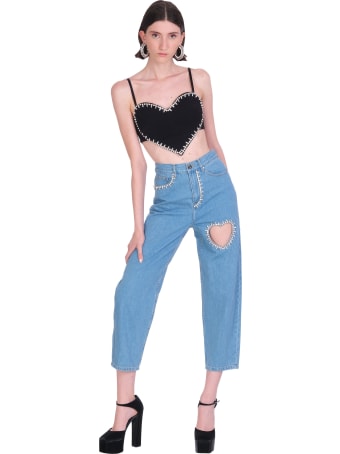 AREA Topwear In Black Polyamide
