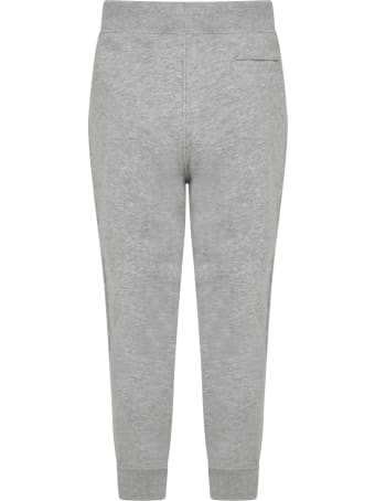 Ralph Lauren Grey Sweatpant For Kids With Pony Logo