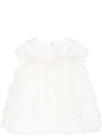 Little Bear Ivory Dress For Babygirl