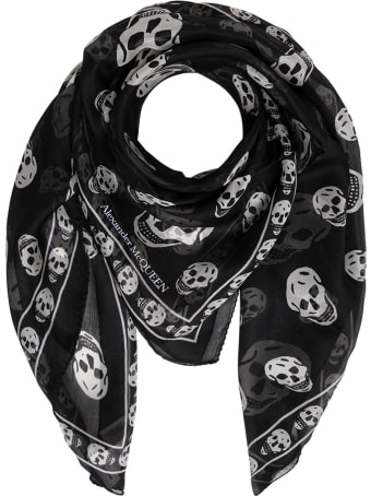 Alexander McQueen Silk Skull Scarf