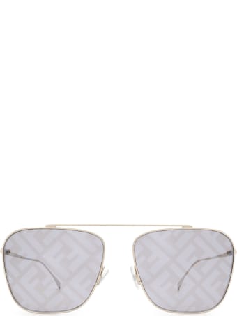 Fendi Fendi Ff 0406/s Silver Sunglasses