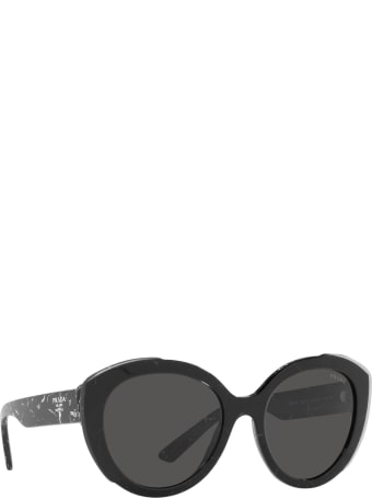 Prada Eyewear Prada Pr 01ys Black Marble / Top Black Transp Sunglasses