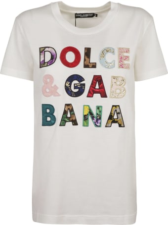 Dolce & Gabbana Logo Patched T-shirt