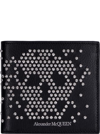 Alexander McQueen Leather Flap-over Wallet