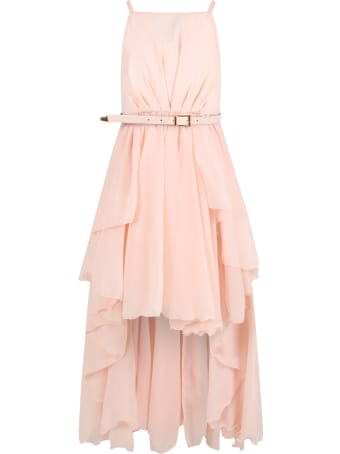 Le Gemelline by Feleppa Pink Dress For Girl