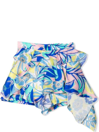 Emilio Pucci Multicolour Silk Blend Shorts