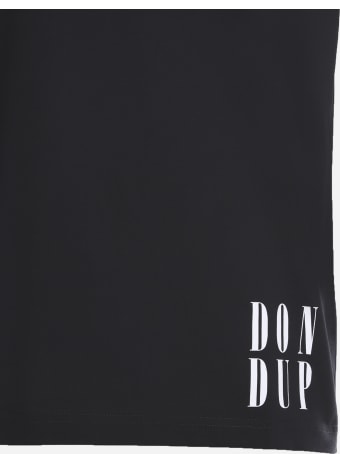 Dondup Cotton T-shirt With Contrasting Logo Print