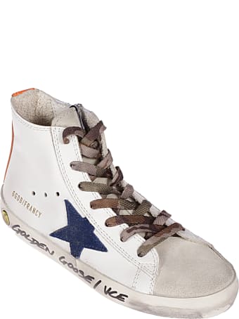 Golden Goose Francy Leather Upper And Heel Suede Toe