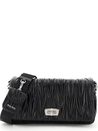 Miu Miu Quilted Shoulder Bag With Pouch
