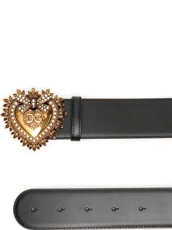 Dolce & Gabbana Devotion Leather Belt