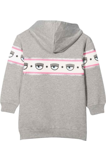 Chiara Ferragni Girl Gray Dress