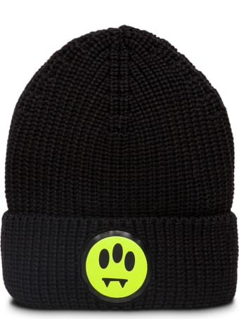 Barrow Black Wool Hat With Logo