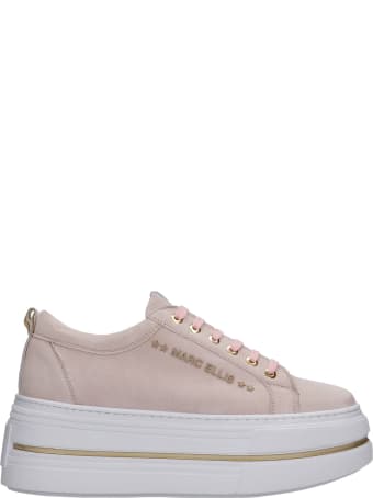 Marc Ellis Sneakers In Rose-pink Suede