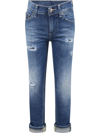 Dondup Light Blue ''ritchie'' Jeans For Boy