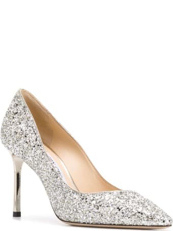 Jimmy Choo Romy Pumps With Glitter