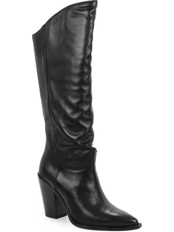 Ash Brandon Black High Boot