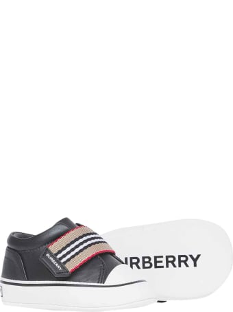 Burberry Black Newborn Sneakers