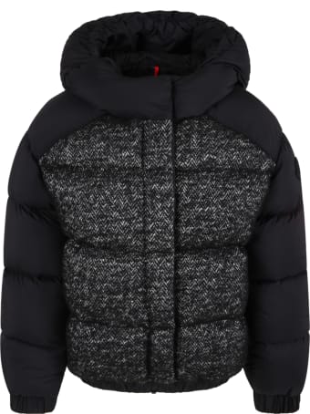 Moncler Black ''hanife'' Jacket For Girl