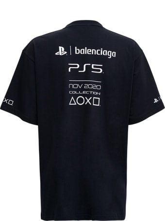 Balenciaga Cotton T-shirt With Playstation Boxy Print