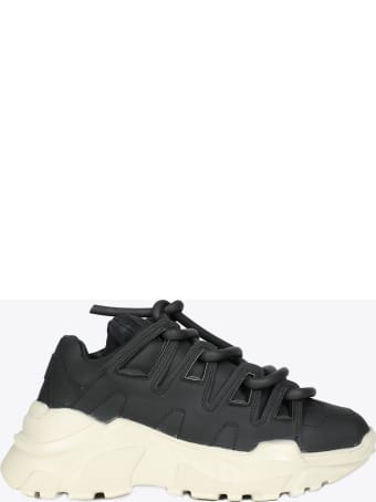 Gienchi Black Leather Ozzy Sneaker