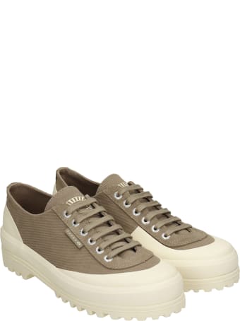 Superga Sneakers In Beige Canvas