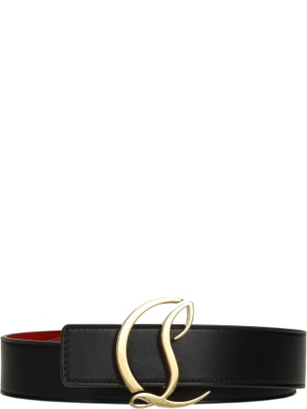 Christian Louboutin Belts In Black Leather