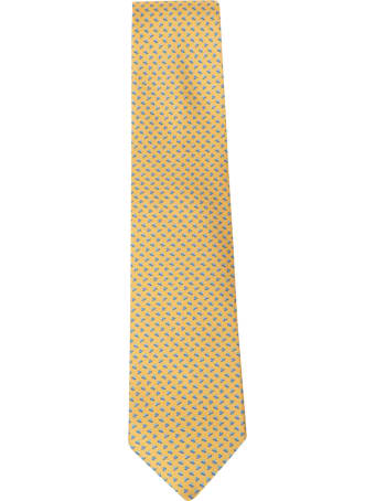 Eddy Monetti Flower Motif Print Neck Tie